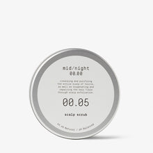 Įkelti vaizdą į galerijos rodinį, Mid/night 00.00 Scalp Scrub 00.05 Galvos odą valantis šveitiklis, 130ml