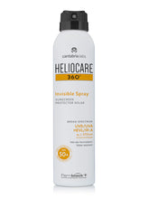 Įkelti vaizdą į galerijos rodinį, Heliocare 360 Invisible apsauginis purškiklis kūnui
nuo saulės SPF 50+, 200 ml