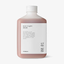 Įkelti vaizdą į galerijos rodinį, Mid/night 00.00 Shampoo 00.01 Stiprinantis ir apimties suteikiantis šampūnas, 300ml
