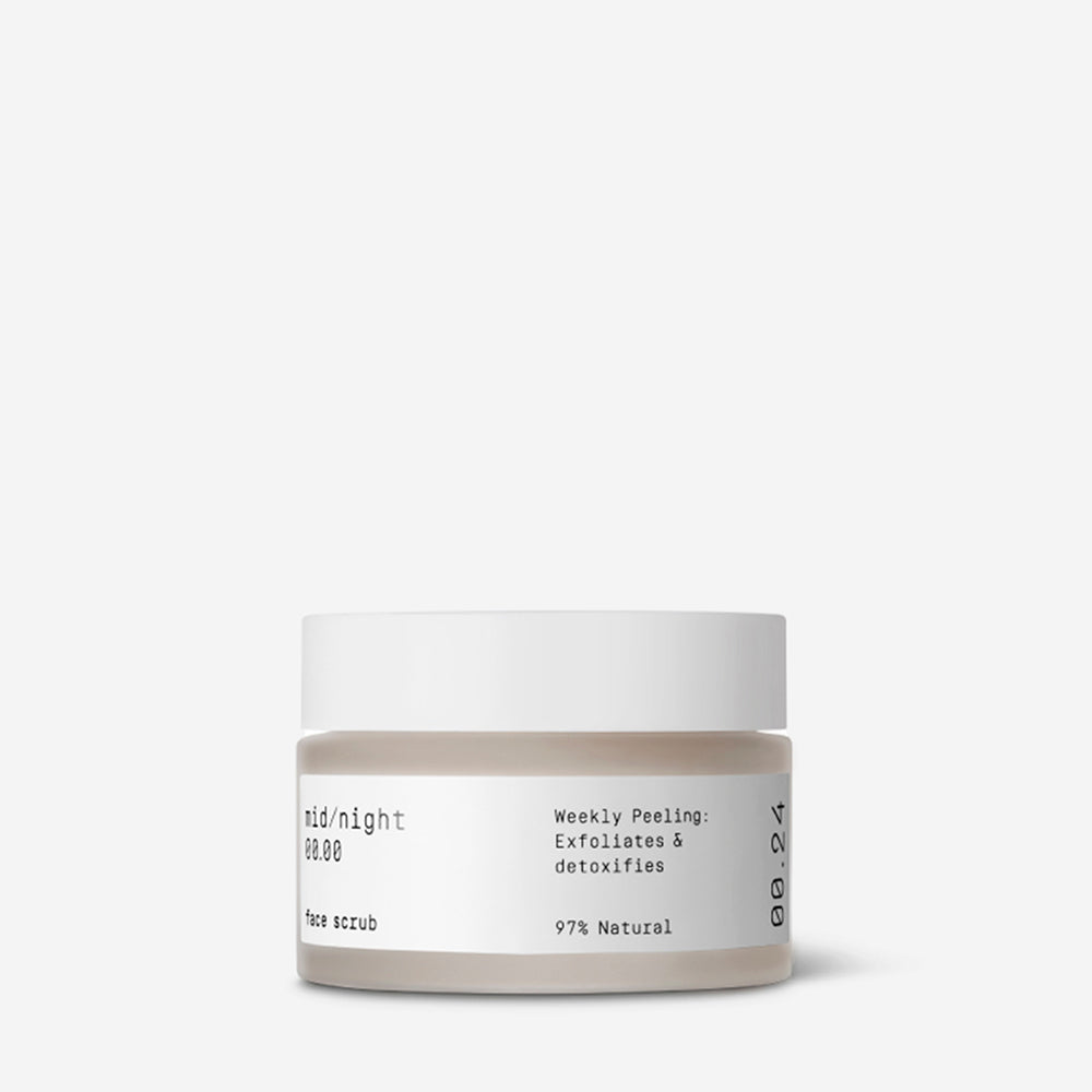 Mid/night 00.00 Face Scrub 00.24 Valomasis veido šveitiklis, 50ml