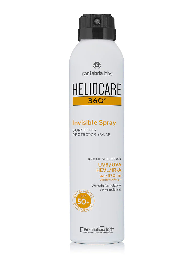 Heliocare 360 Invisible apsauginis purškiklis kūnui
nuo saulės SPF 50+, 200 ml