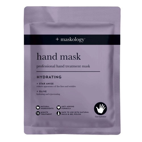 MASKOLOGY Hand Mask Rankų kaukė-pirštinės, 1 pora