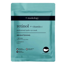 Įkelti vaizdą į galerijos rodinį, MASKOLOGY RETINOL + VITAMIN-C Under Eye Mask Paakių kaukė, 3 poros
