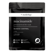 Įkelti vaizdą į galerijos rodinį, MASKOLOGY NIACINAMIDE Lakštinė veido kaukė su niacinamidu, 22ml
