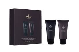 Hadat cosmetics Gift box Hydro Nourishing Moisture Shampoo And Hydro Liquid Silk Treatment – dovanų dėžutė šampūnas bei kaukė, 70 ml