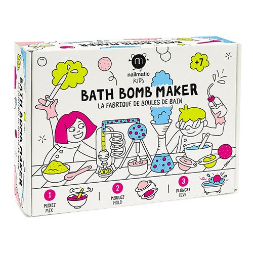 Nailmatic KIDS Bath Bomb Maker Rinkinys vonios burbulų gaminimui.